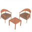 Ensemble de chaises d'appoint 2 pièces Modern-116919597