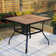 Alyah Rectangular 4 - Person 37" Long Dining Set with Umbrella