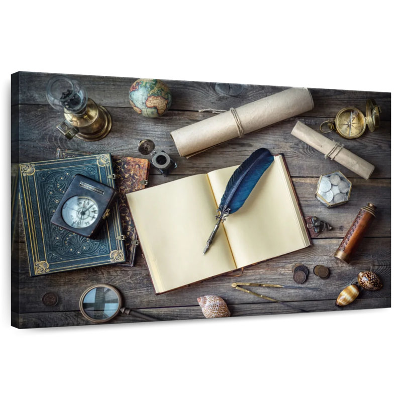 Kerner World Travel Journal, 24" H x 36" W
