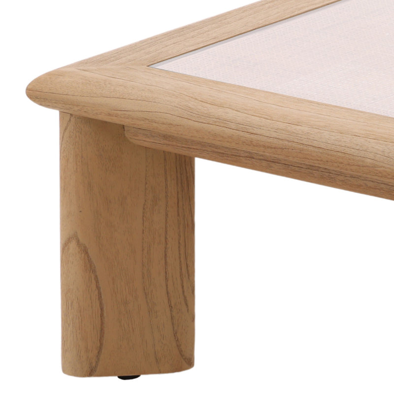 Keenan Mindi Wood Coffee Table, Natural