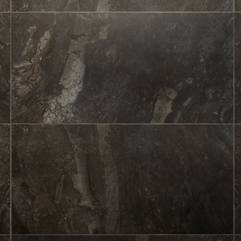 Esperanza 23.62 In. X 47.24 In. Matte Porcelain Floor And Wall Tile (15.49 Sq. Ft. / Case), Charcoal Black