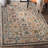 Rectangle Presli Oriental Machine Woven Polyester Area Rug in Brown-2034839906