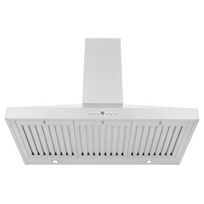 36" KL3 400 CFM Convertible Wall Mount Range Hood in Brushed Stainless Steel