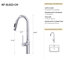 Robinet de cuisine rétractable 18,83 "certifié CUPC-120974047