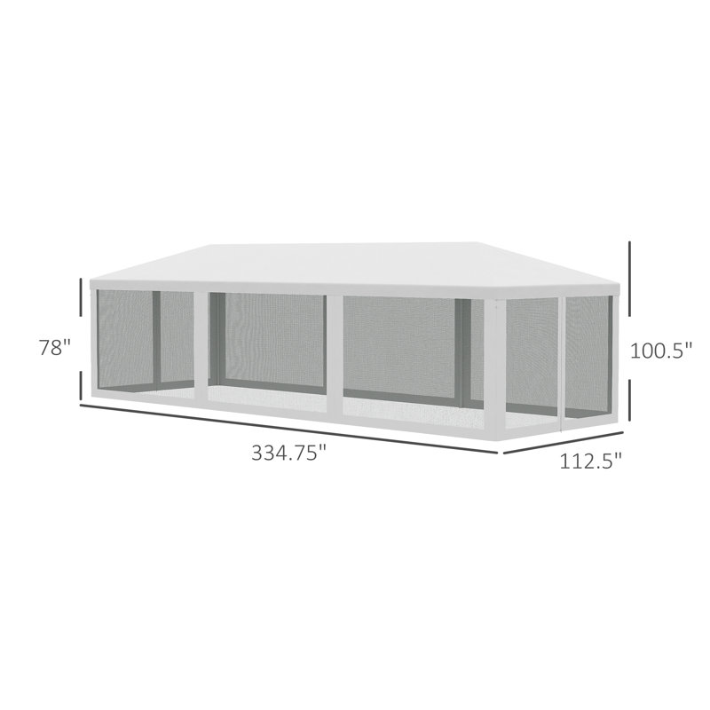 Spacious Event Shelter Metal Modern Outdoor Versatile Use