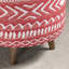 Tabouret Halvorson, rouge