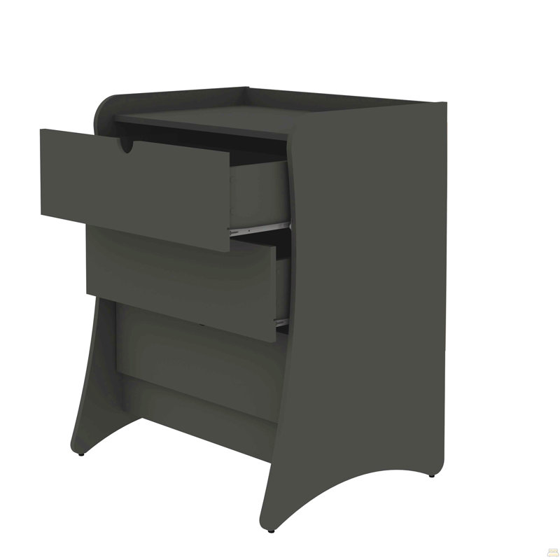 Table de chevet, Gris anthracite
