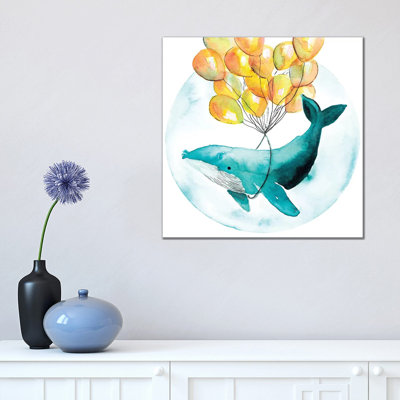Magic Whale I - Wrapped Canvas Painting