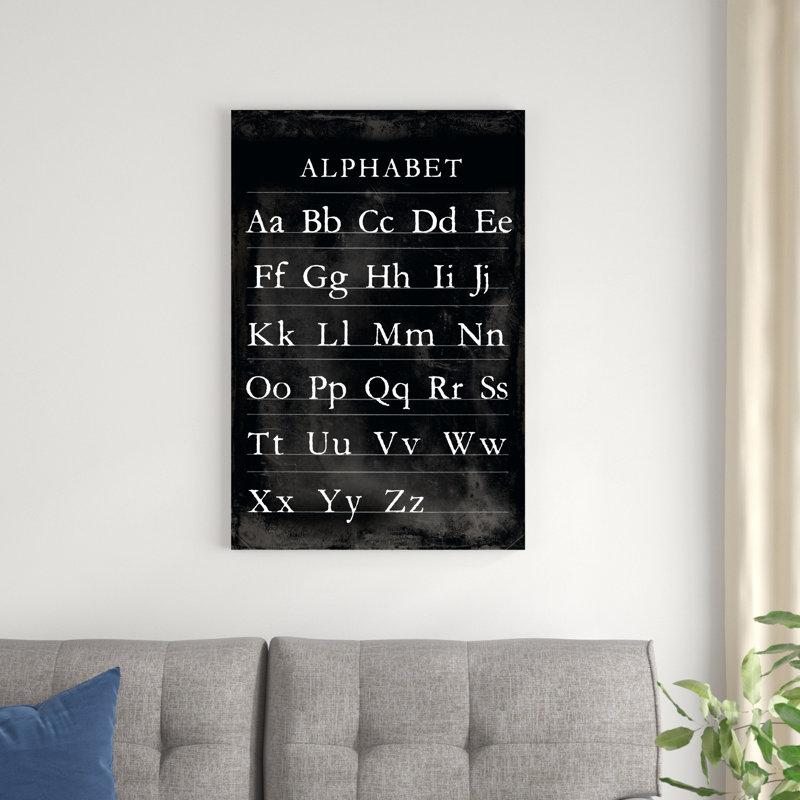 " Alphabet Chart " by Vision Studio, 30" H x 20" W