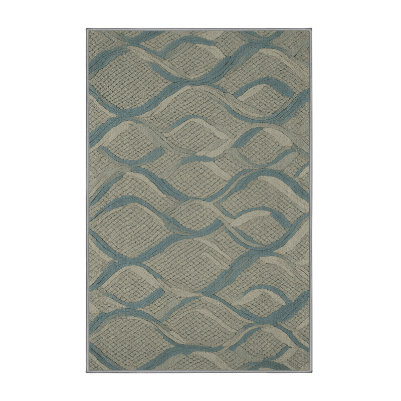  Tapis bord de mer lavable, Rectangulaire 8 pi x 12 pi