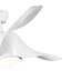 Ventilateur de plafond à DEL de 51,96 po avec télécommande et ensemble d'éclairage inclus