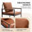 Guenot 29.1'' Wide Armchair with Pillows-2083771694