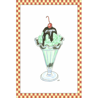 Ice Cream Parlor III by Virginia A. Roper - Wrapped Canvas Painting
