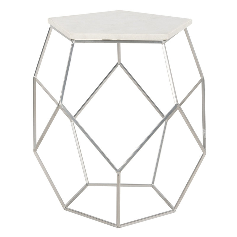Tamara Marble Top End Table
