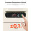 Congélateur à ultra basse température, 28 L, plage de température réglable de -40 ℉ à-123 ℉, avec rouleaux et affichage numérique, doublure en acier inoxydable 304, congélateur de laboratoire à basse température pour le rangement des échantillons de laboratoire
