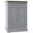 Rolling Kitchen Island Cart, Portable Serving Trolley Table With Drawer, Adjustable Shelf And 2 Towel Racks, Grey