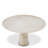 Dining Table Genova Travertine Brushed Brass Finish