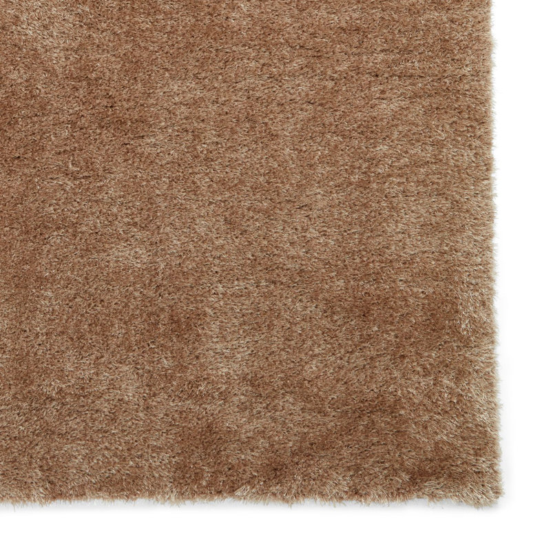 Lux Shaggy area rug Machine Woven Rectangle Walnut, Rectangle 80 x 150cm