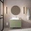 Meuble-lavabo 30 po, comptoir en pierre frittée Carrara, lavabo en céramique-414843777-414843783