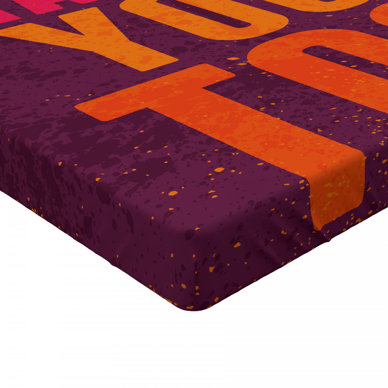 Drap-housse en microfibre Grunge Design, Drap-housse de taille simple