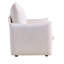 Chaise d'appoint moderne en chenille, canapé simple surdimensionné de 34,3 po avec coussin moelleux, fauteuil de lecture rembourré doux pour le salon, le petit espace et la chambre à coucher-2073741319