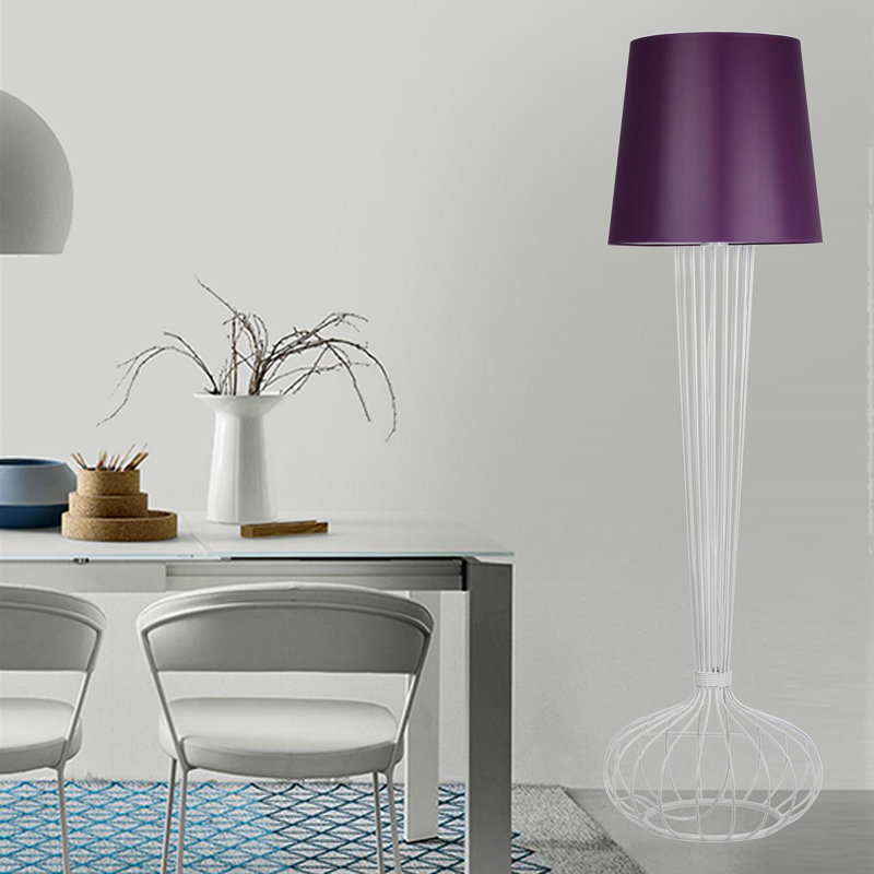 Quang 160cm Novelty Floor Lamp, Purple, White