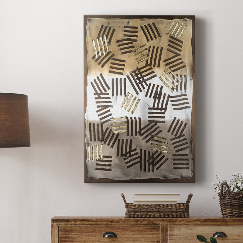 Raffia Palm I -Custom Wrapped Gallery Cavas, 48" H x 32" W