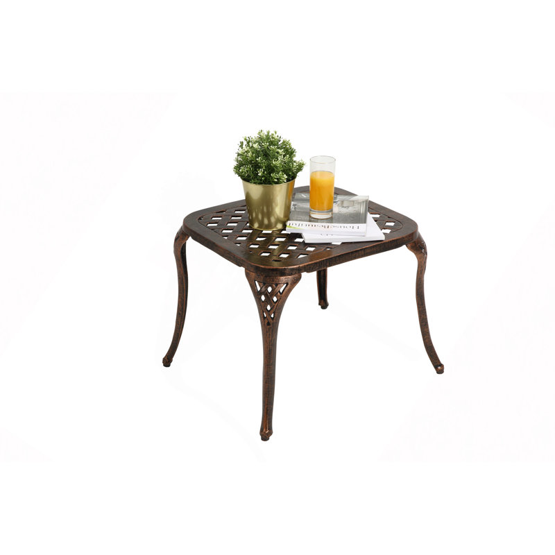 Table d'extérieur, Brun