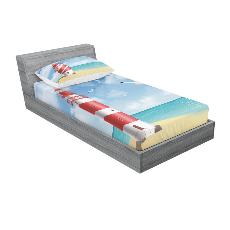 Microfiber Sheet Set, Twin XL Sheet Set with Fitted Sheet
