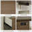Okeysen 12 Person Two Rows Workstation Modular Attachable Office Desks with 12 BIFMA-Certified Office Chairs