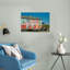 Vibrant Cowgirl Mural Colorful Modern Vibrant Urban Architecture Wall Art Print 1 Piece Wrapped Canvas Wall Art-416651572