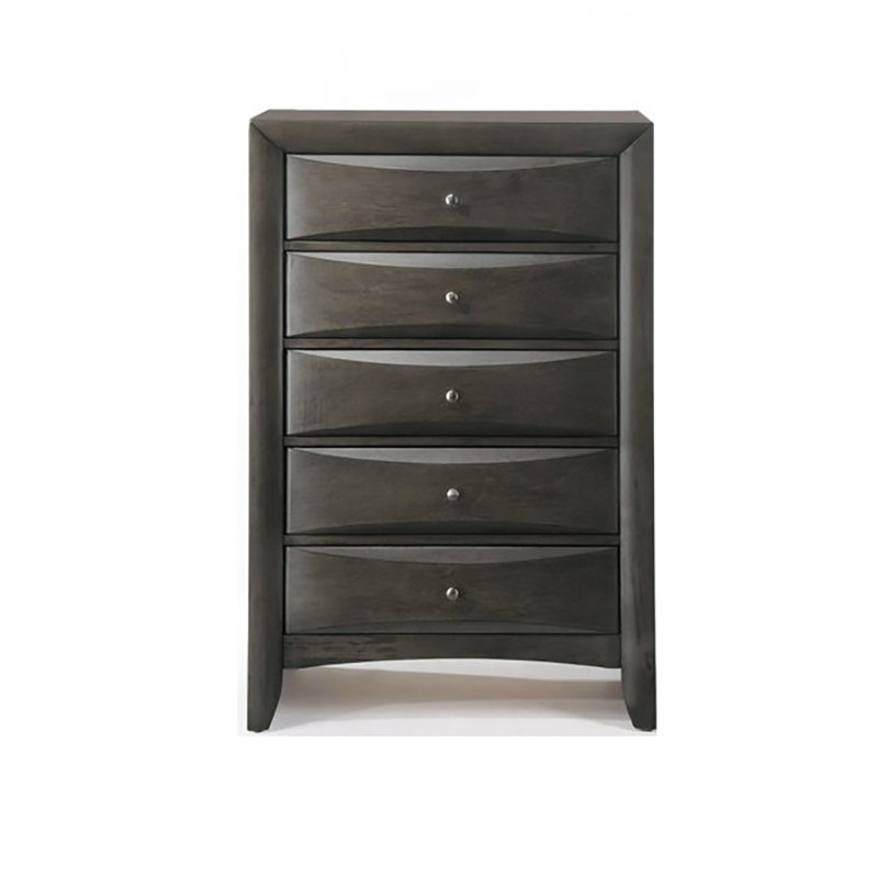 Commode transitionnelle Zosimo, gris, Gris