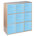 Oak/Sky Blue