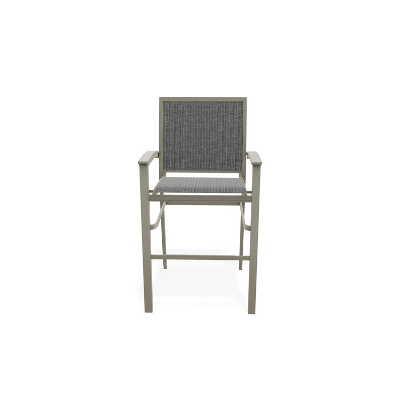 Chaise de café empilable en aluminium Bazza, Tempête, Port