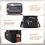 12l 16can Lunch Box For Men Women Double Deck Lunch Bag, Medium Insulated Soft Cooler Bag, Leakproof Soft Meal Prep Lunch Tote With Shoulder Strap For Adults For Work/picnic/school, Black