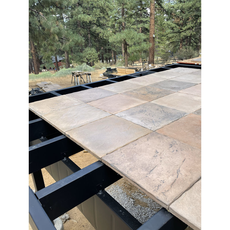 Elevate 16'' L x 16'' W Tile - Mocha