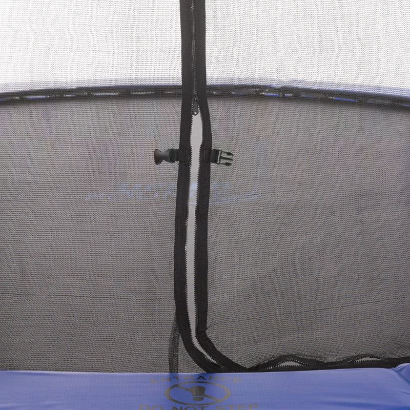 UpperBounce 7.5' Large Trampoline and Enclosure Set Garden Outdoor Trampoline with Safety Net, Mat, Pad