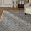 Tapis Marys Trace en laine et coton, tissÃ© Ã  la main-24292686-130890603