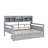 Daybed, Wood Slat Support, With Bedside Shelf And Two Drawers-1837104594-1837104595