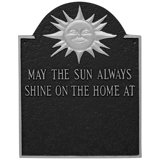 4-Line Wall Address Plaque