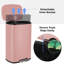 Stainless Steel Step On Countertop Waste Bin - 50L