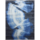Canterbury Handmade Silk and Wool Abstract Area Rug