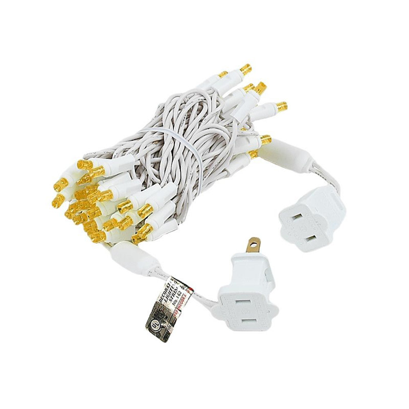 Guirlande lumineuse 50 lumières, Ambre