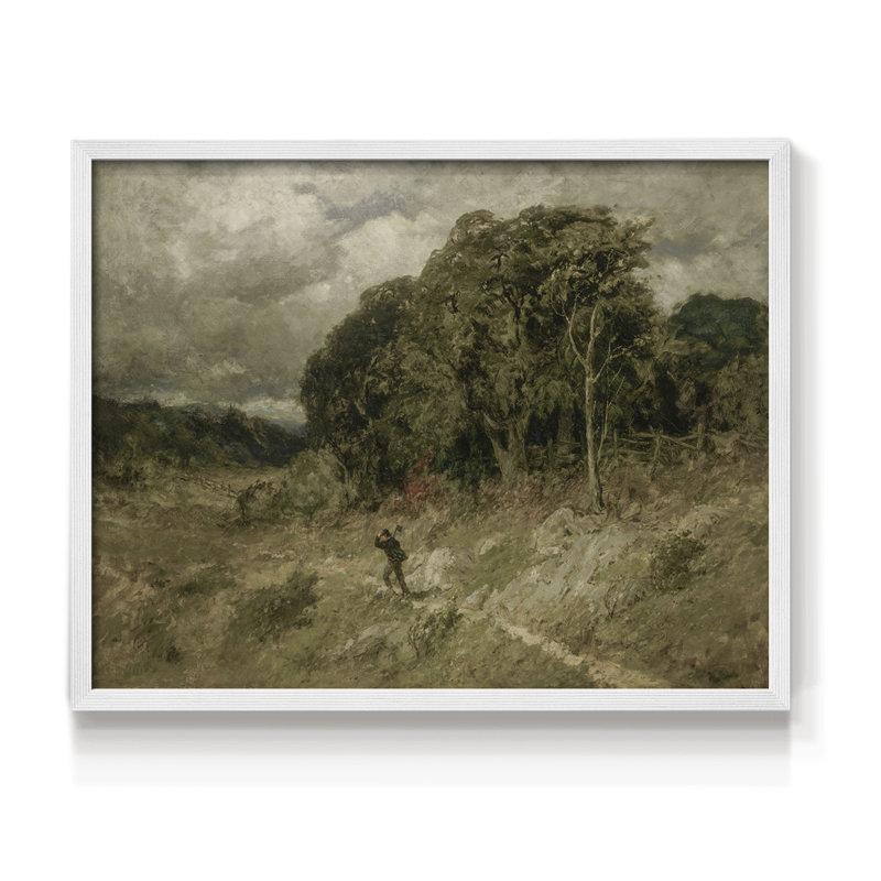 Paysages rétro-DCLxxvii-impression encadrée - réversible, H 16 po x l 20 po, Blanc