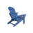 Lounge Chair Dark Blue Color, Suitable For All Seasons: Outdoor Lounge Chair, Made Of Sturdy HIPS Material, Equipped With 304 Stainless Steel Accessories.-1575514073