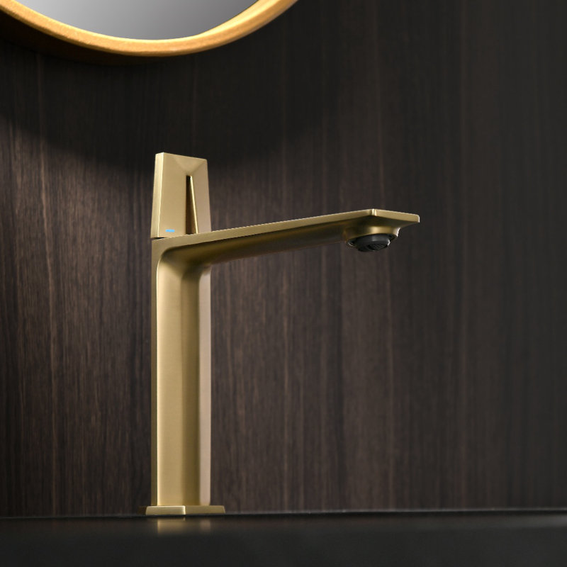 Vessel Sink Faucet Single-handle Bathroom Faucet, Brushed Gold
