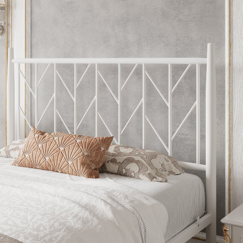 Lit plateforme Carragan, Double, Blanc