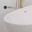 Baignoire de trempage autoportante en acrylique 60 po x 31 po