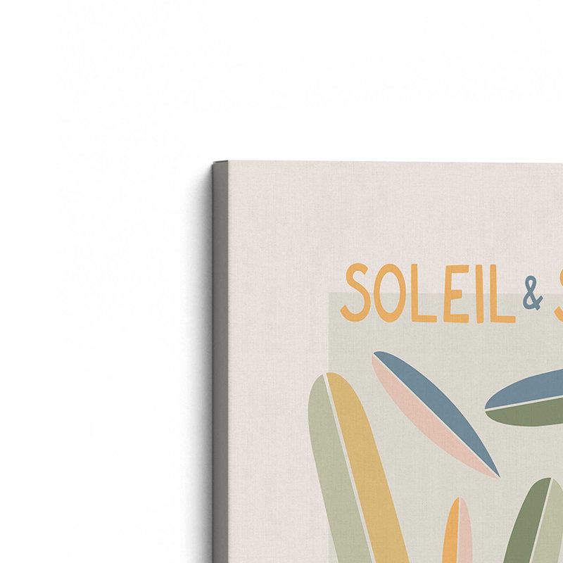 «Soleil Surf Toujours» par Garima Dhawan, impression, H 24 po x l 18 po, Wrapped Canvas, Ne s’applique pas