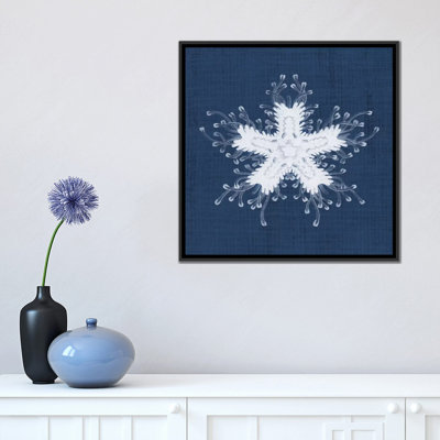 «Sea Anemone on Indigo III», impression sur toile tendue